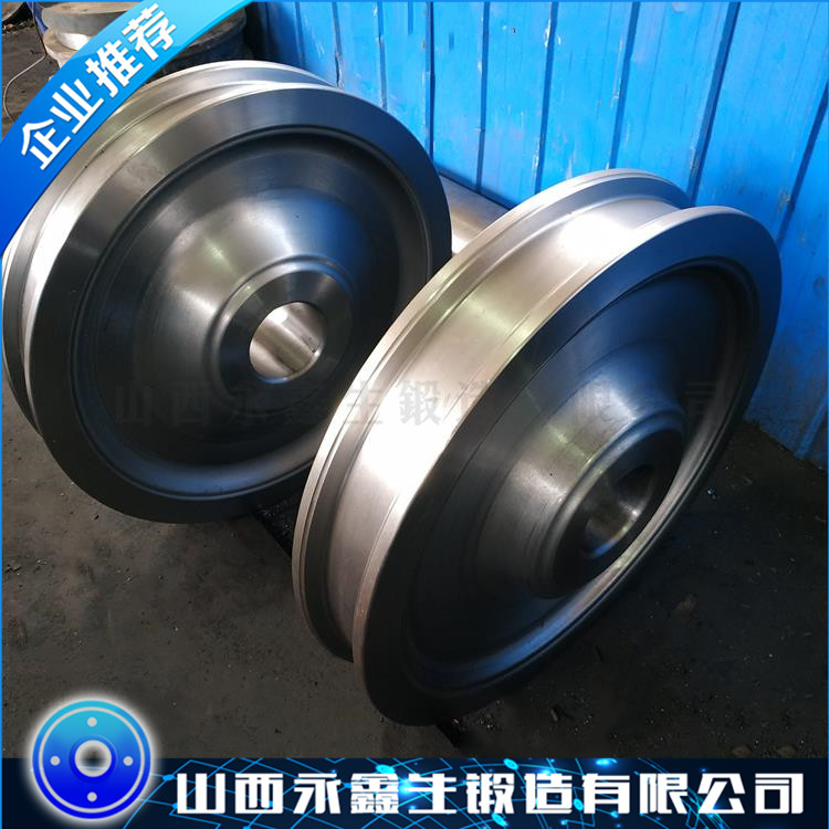 雙跨鏈斗卸車機車輪鍛件